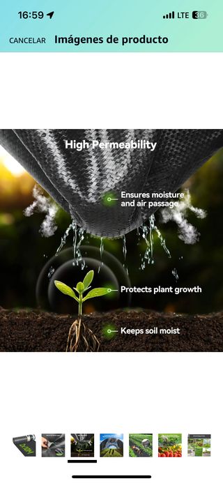 Tela resistente para control