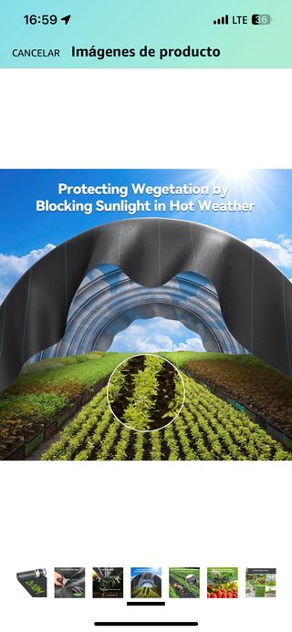 Tela resistente para control