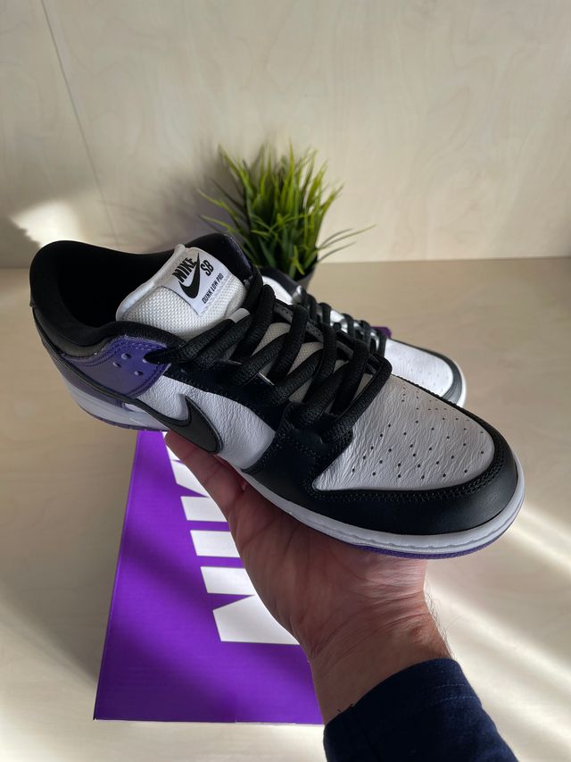 Nike SB Dunk Low Court Purple Black White
