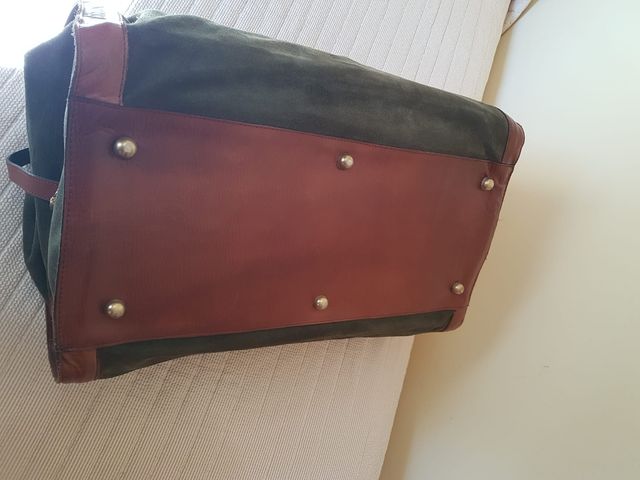 Bolsa de viaje Selepel de ante y cuero