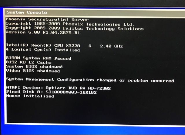 Servidor Fujitsu Primergy