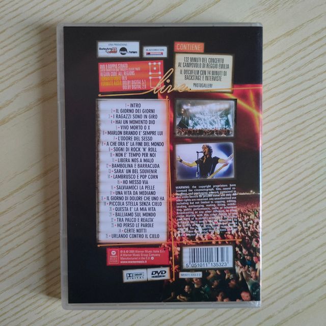 DVD Concerto Ligabue Campovolo 2005