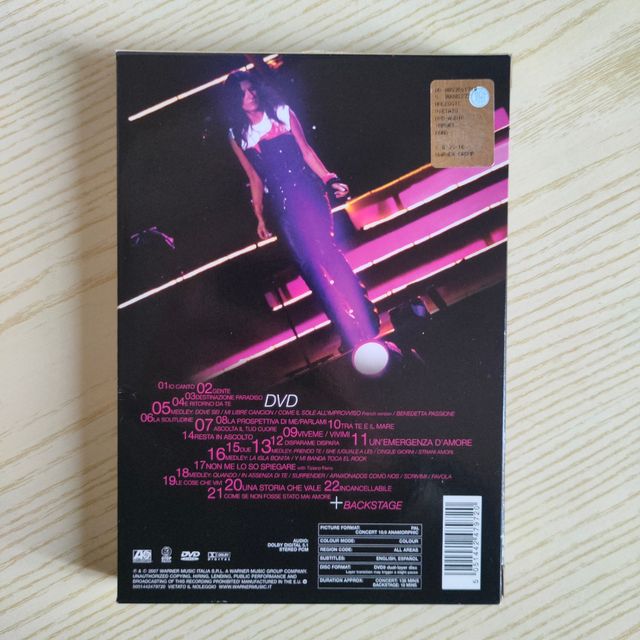 DVD Laura Pausini San Siro 2007
