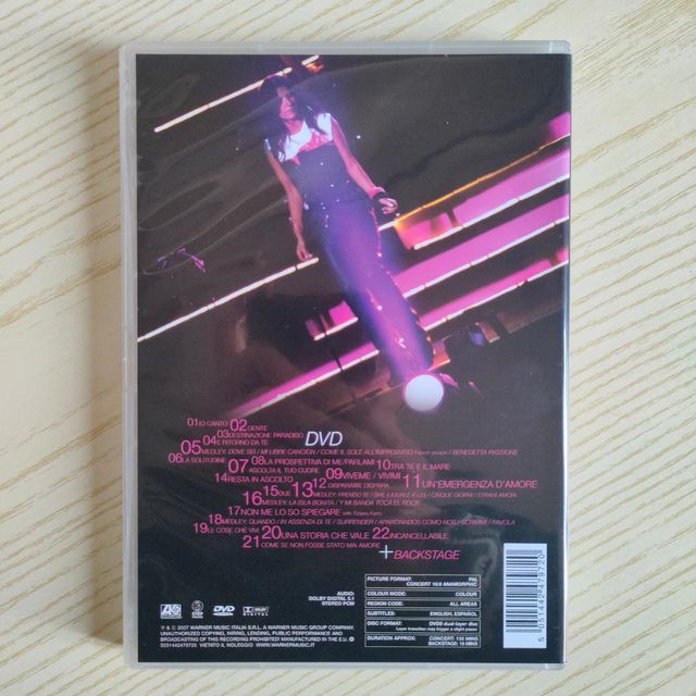 DVD Laura Pausini San Siro 2007