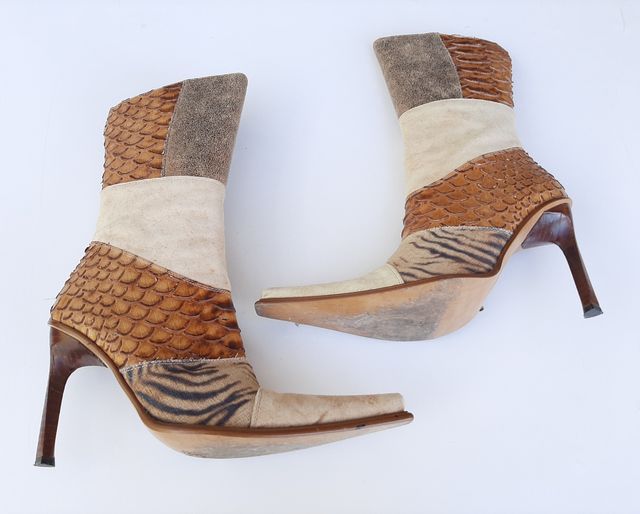 Botas Tacón 100% Piel FLUXÁ