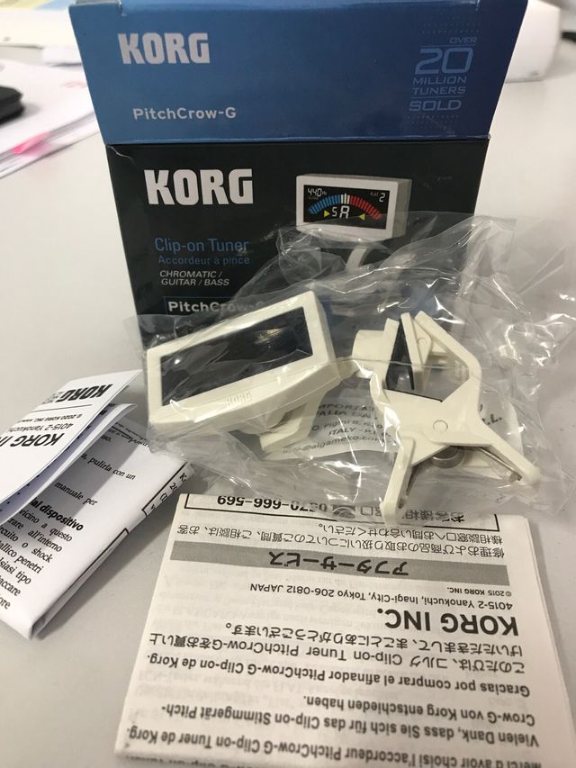 Afinador de pinza (Korg)