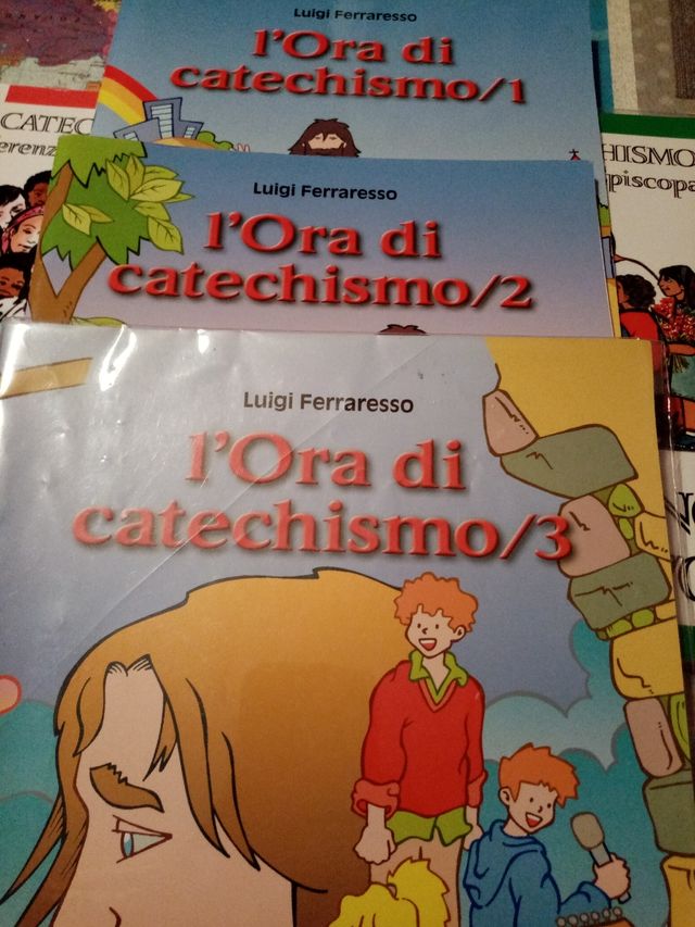 Lotto di libri per catechismo
