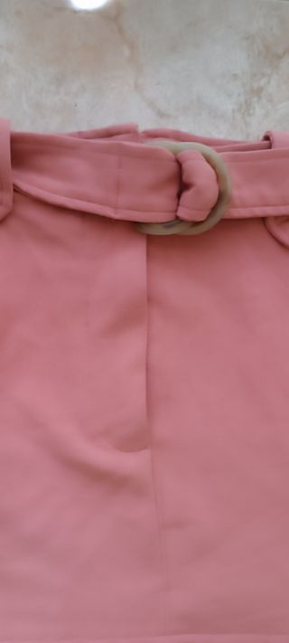 Falda Rosa de tapitas