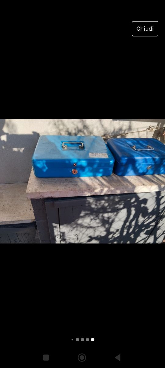 Cassette porta soldi da aggiustare 2 PZ