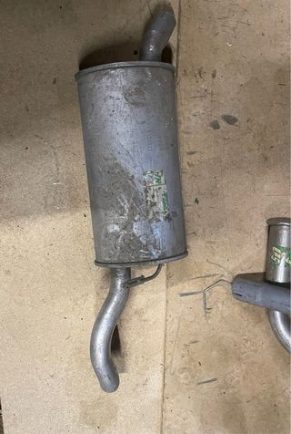 silencioso final de Opel Corsa turbo diesel