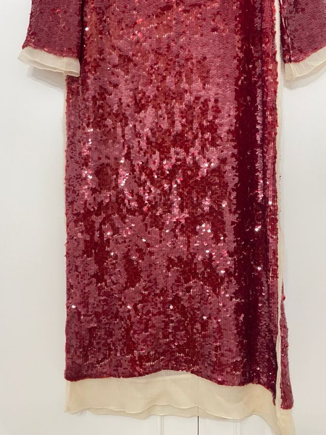 vestido fiesta zara edicion lentejuelas