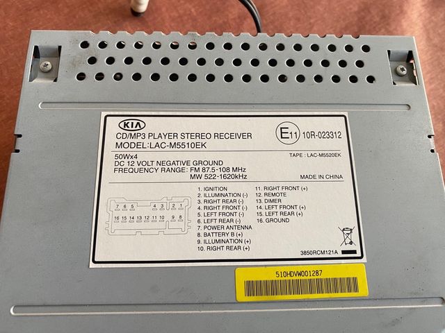 Radio CD Kia