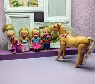 Lote muñecas Simba y caballo Barbie 