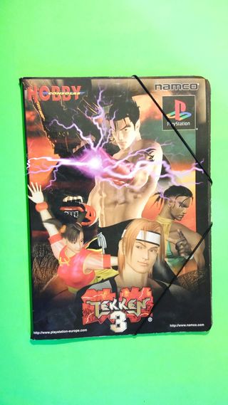 TEKKEN3 CARPETA HOBBYCONSOLAS PLAYSTATION