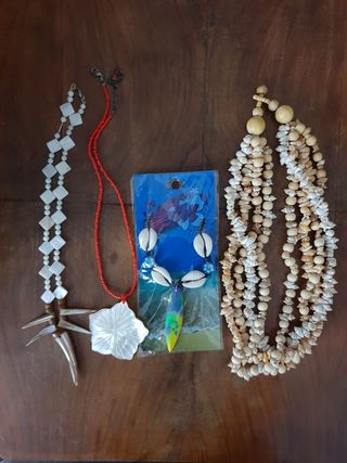 4 Collares Natural Surf Mar Nuevo Pura Vida