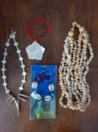 4 Collares Natural Surf Mar Nuevo Pura Vida