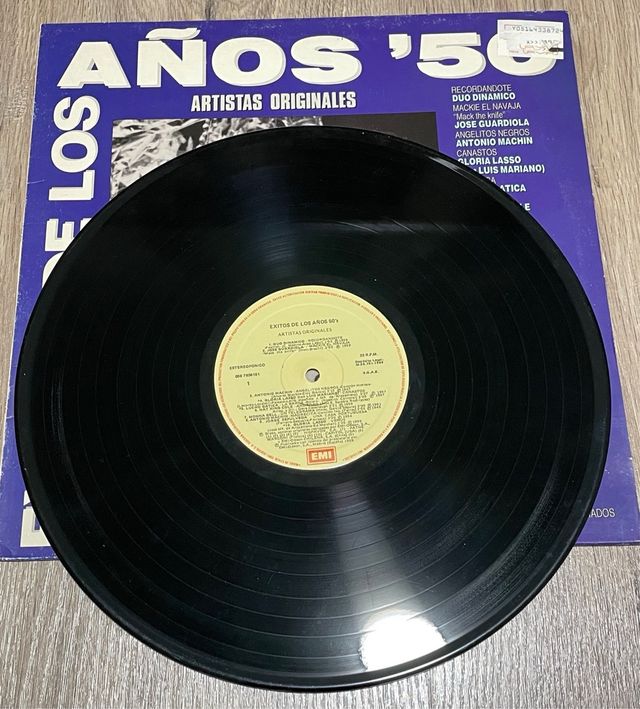 Disco Vinilo exitos años 50
