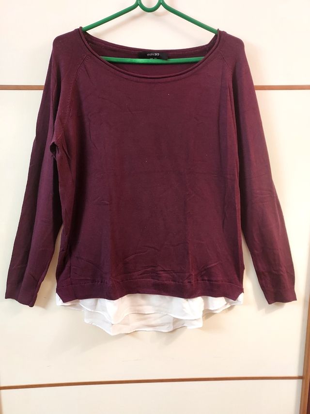 Lote 2 jerséis con faldón de camisa