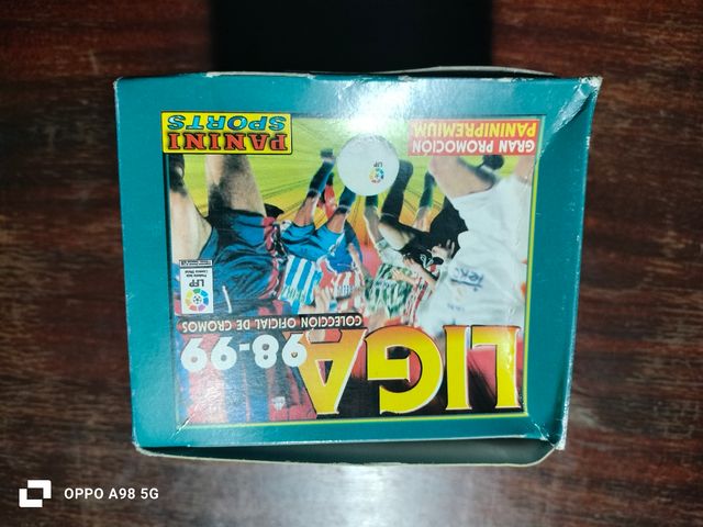 Caja de cromos Panini liga 98 99 