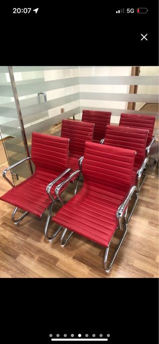 SILLAS oficina, escritorio de POLIPIEL ELEGANTES