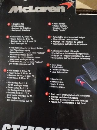 Volante PlayStation McLaren