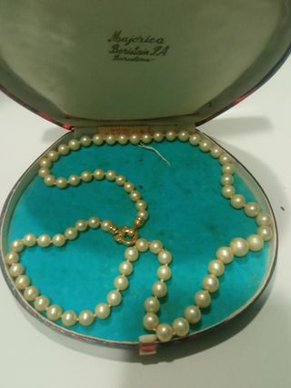 Collar perlas Majorica