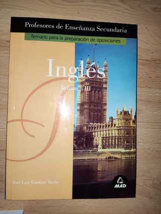 Temario Profesor Secundaria. Oposiciones. Mad. 