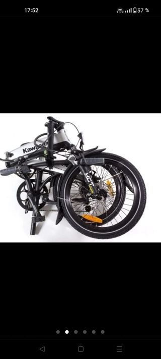 BICICLETA ELÉCTRICA KAWASAKI PLEGABLE