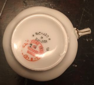 12 tazzine da caffè in porcella ginori