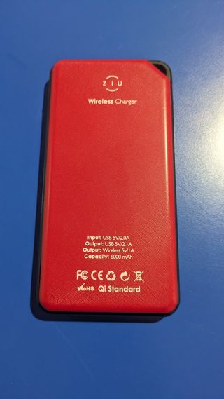 Pack cargador y powerbank inalámbrico Qi