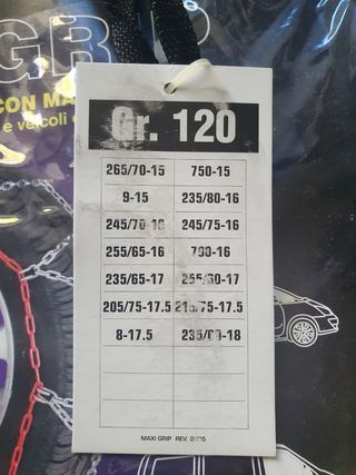 Catene da neve nuove