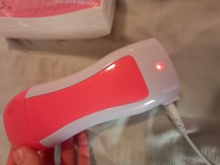 Depilación cera, aparato electrónico con bandas