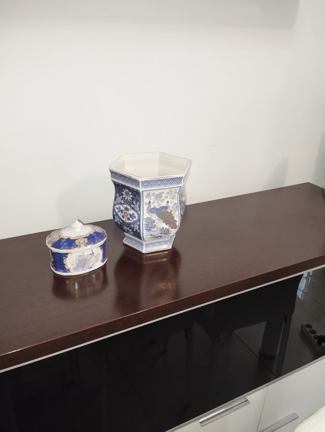 Juego de jarrones de porcelana Panda