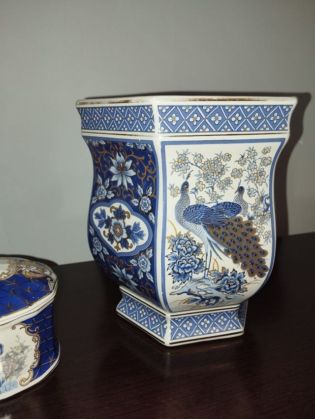 Juego de jarrones de porcelana Panda