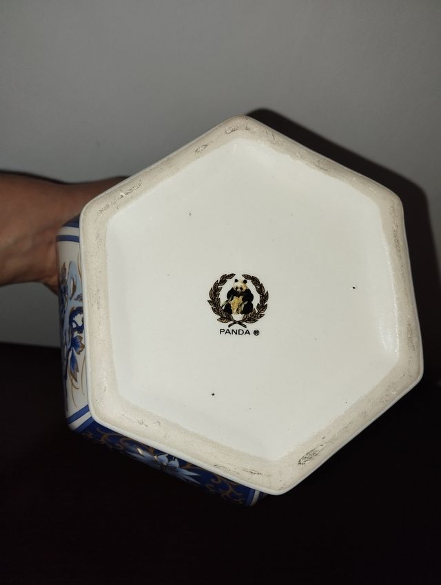 Juego de jarrones de porcelana Panda