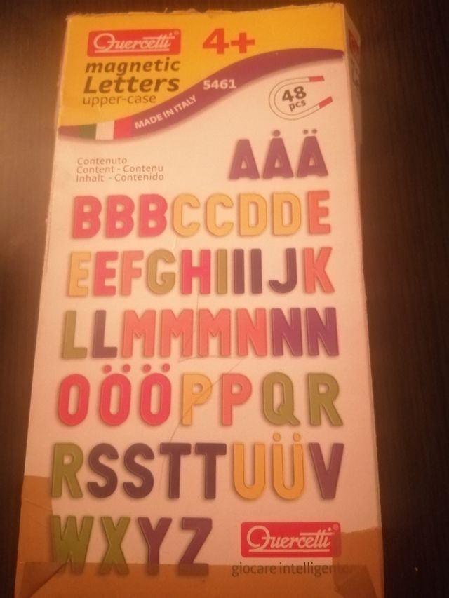 Letras para formar palabras con iman