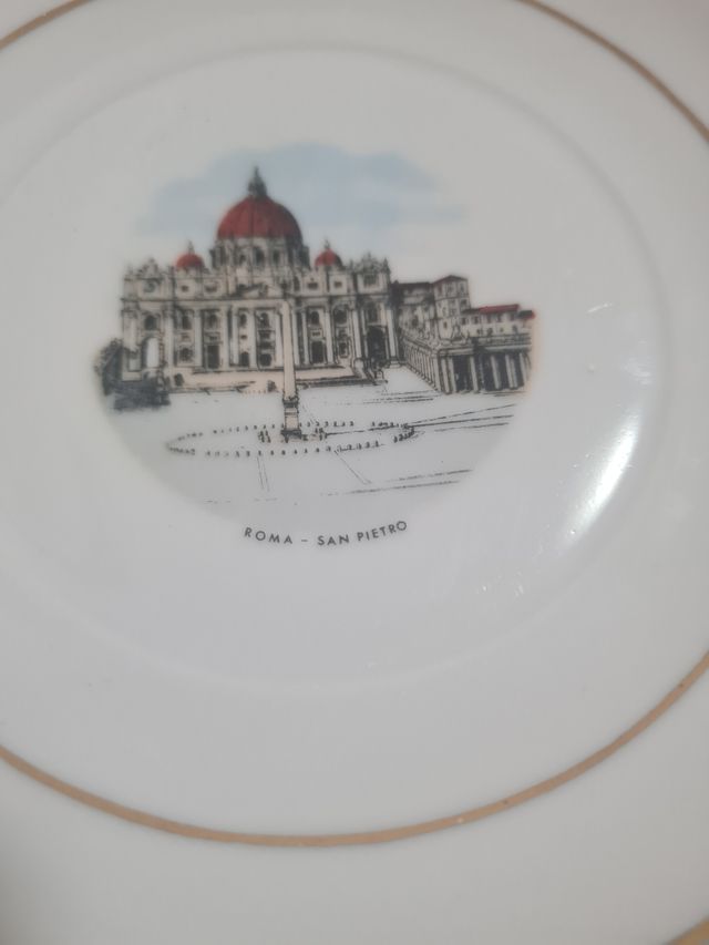 Piatto souvenir roma