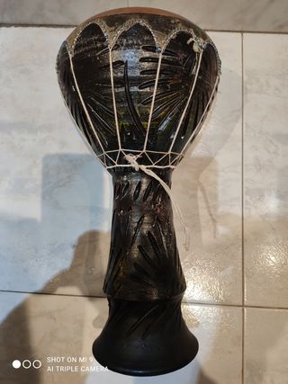 Timbal africano de porcelana
