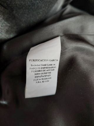 Abrigo Mujer Purificación  García 