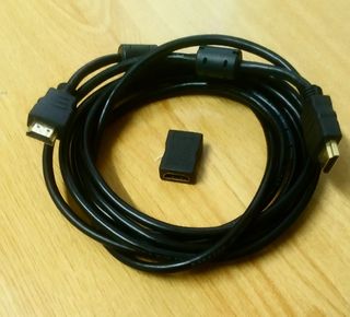 CABLE  HDMI  DE  3 m. + Adaptador