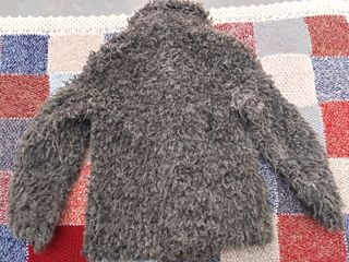 Chaquetón lana gris "Sfera"