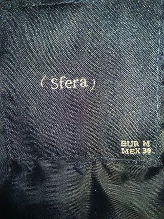 Chaquetón lana gris "Sfera"