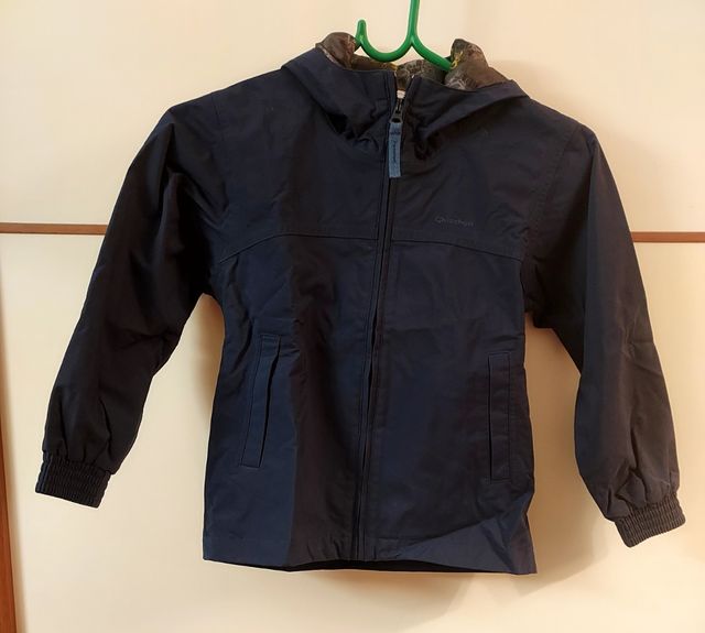 Cortavientos azul marino niño T.6 Quechua