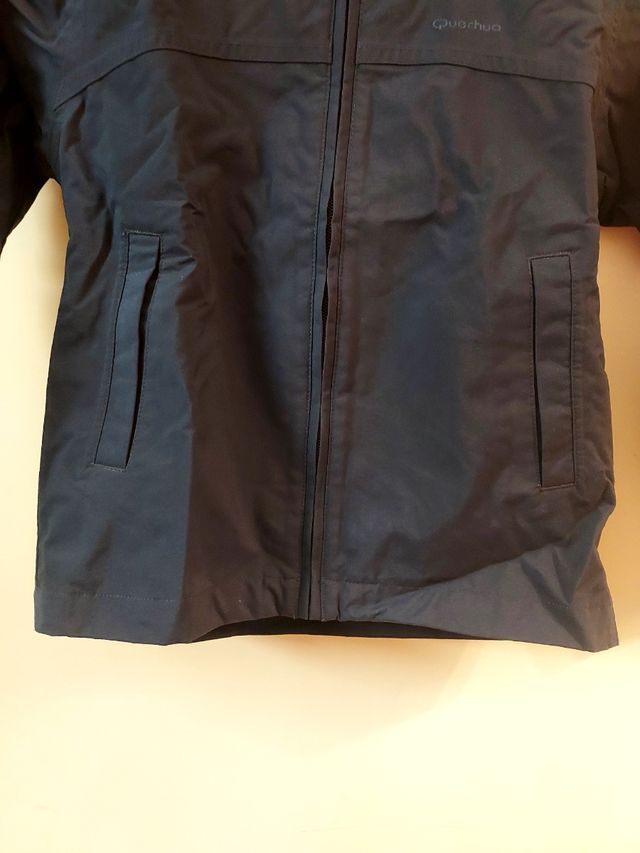 Cortavientos azul marino niño T.6 Quechua