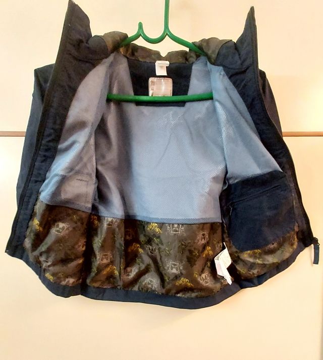 Cortavientos azul marino niño T.6 Quechua