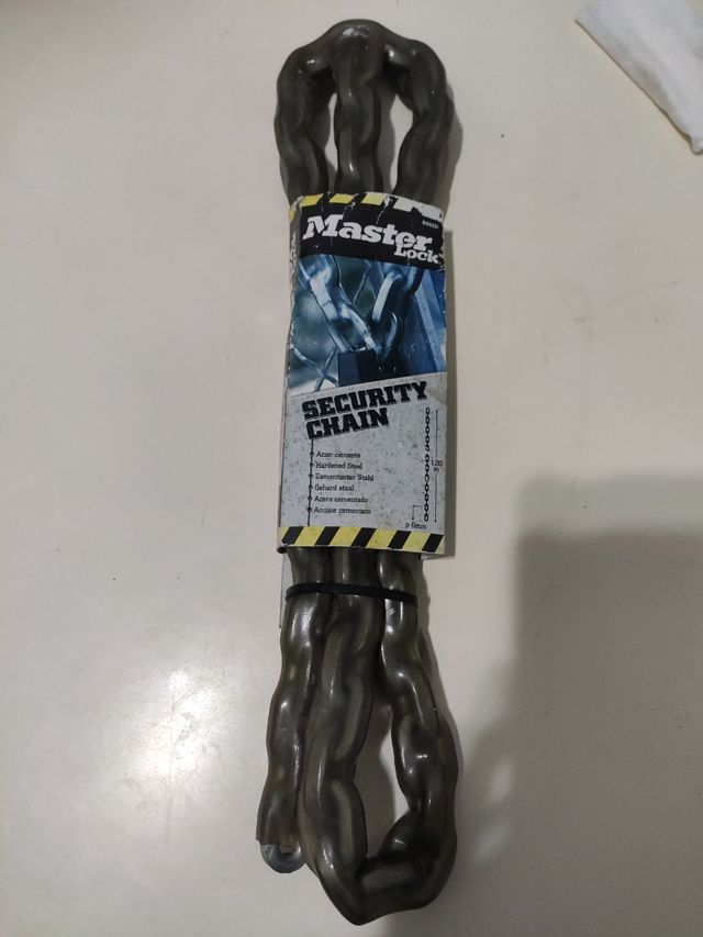Cadena de acero master lock