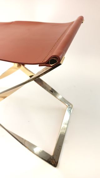 TABURETE PLEGABLE. Estilo PK91 Fritz Hansen.