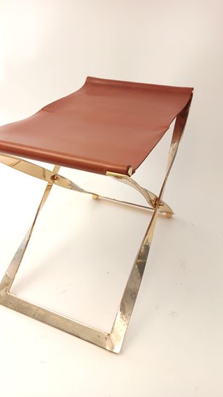 TABURETE PLEGABLE. Estilo PK91 Fritz Hansen.