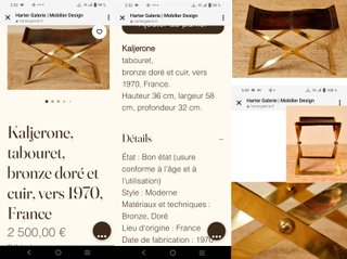 TABURETE PLEGABLE. Estilo PK91 Fritz Hansen.