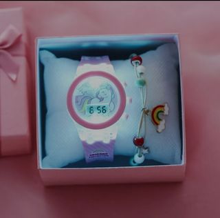 🦄 SET RELOJ CON PULSERA NIÑA
